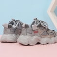 thumbnail image 4 of Grblisyd Sneakers for Girls Boys Chunky Trainers Athletic Sports Shoes Non-Slip Soft Fashion Outdoor Kids Walking Running Lace-Up, 4 of 6