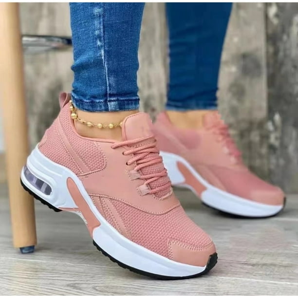 Plataforma Impermeable casual Para Mujer Con Suelas Gruesas , Zapatos Deportivos De Moda , Zapatillas De Tenis Transpirables