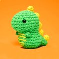 thumbnail image 2 of Kit de ganchillo The Woobles para principiantes con hilo Easy Peasy, Fred Dinosaur, 2 of 7