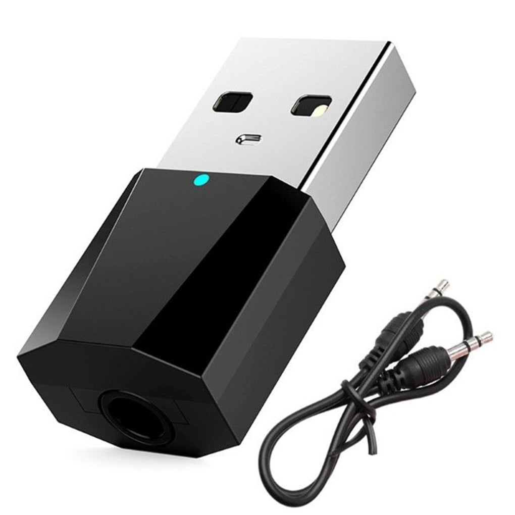 Mini USB Wireless Bluetooth 3.5 mm Audio Stereo Music Receiver Adapter Car NEW# 
