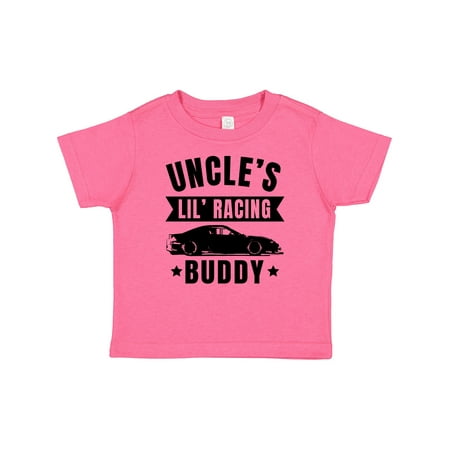 

Inktastic Uncles Lil Racing Buddy Gift Baby Boy or Baby Girl T-Shirt