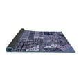 thumbnail image 2 of Ahgly Company Indoor Round Abstract Blue Modern Area Rugs, 3' Round, 2 of 4