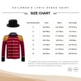 thumbnail image 7 of Aislor Drum Major Outfits for Girls Boys School Marching Band Uniform Jacket Red 4, 7 of 7