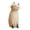 White, variant on Cute Small Resin Sculpture Funny Simulated Cat Animal Model Adorable Mini Collectible Figurines Desktop Ornament Fairy Home Office Decoration (Yellow)
