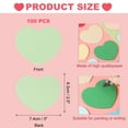 thumbnail image 2 of Uxcell 100 piezas de recortes en forma de corazón 3 x 2.5" tarjetas de papel en forma de corazón para manualidades del Día de San Valentín color verde claro, 2 of 6