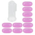 thumbnail image 1 of Baby Finger Teeth Brushes, Transparent Soft Baby Finger Toothbrush Safe Reliable  For Home For Bathroom For Indoor Transparent Shell,Pink Shell,Red Shell,Green Shell,Yellow Shell, 1 of 8