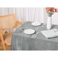 thumbnail image 5 of Unique Bargains 1 Pack Rectangle Tablecloth, Velvet Washable Table Cover for Wedding or Banquet Grey 180x260cm, 5 of 5