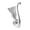 B, variant on Serving Spoons Stainless Steel Coffee Spoon Fruit Fork Stainless Steel Bar Dessert Spoon with Swan Rack Household Tableware Stainless Steel Serving Spoons Coffee Spoons for Coffee Bar