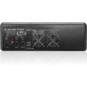 Sound Town 14-Channel 2x800W Powered Mixer w/ 2 Bus, DSP effects, USB MP3, Dual 7-band EQ, Phantom Power (TRITON-142PW)