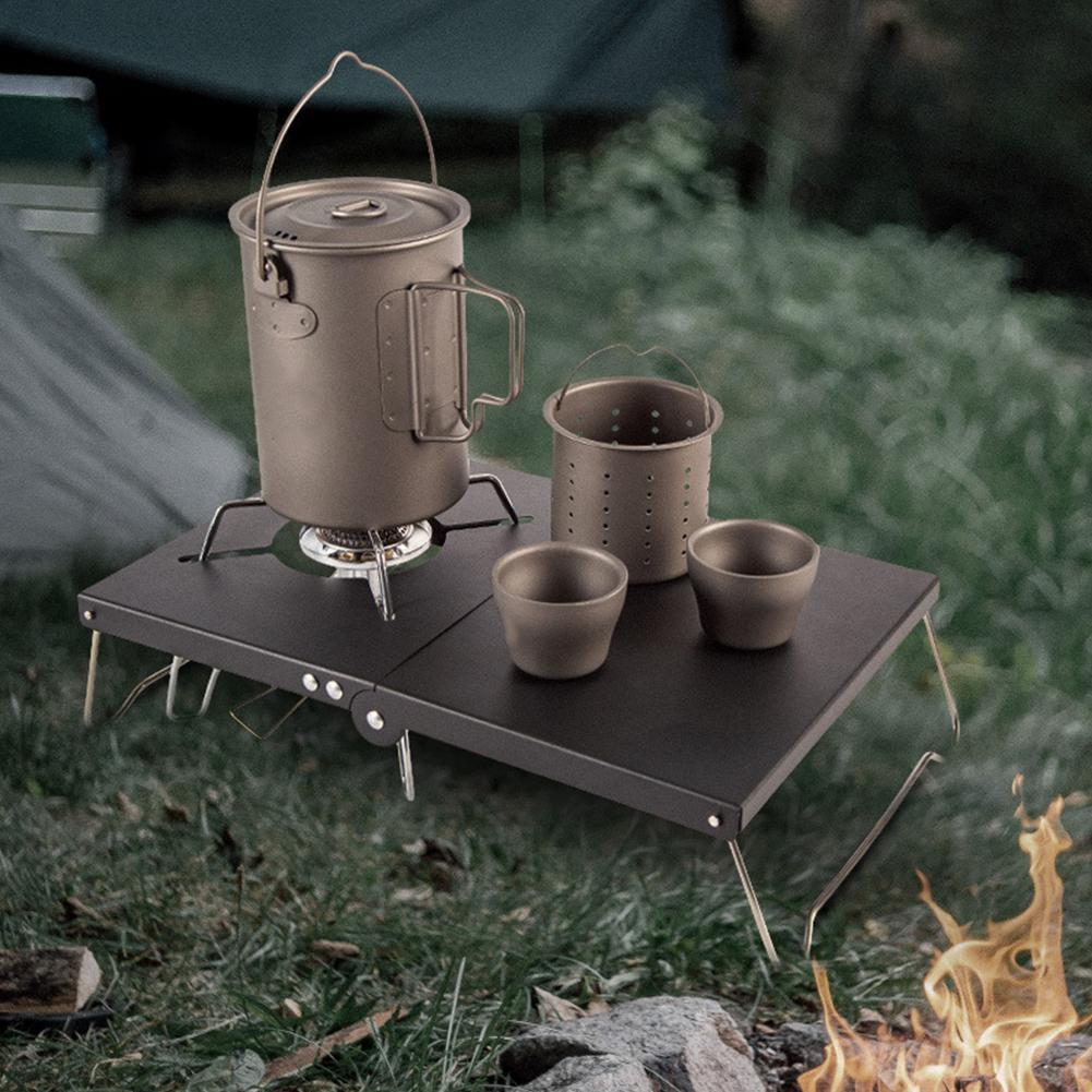 Folding Gas Stove Table Stand Mini Windproof Heat Camping Picnic Hiking 1 x Z5T9
