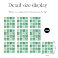 thumbnail image 2 of 30 Pieces Peel and Stick Self Adhesive Bathroom Wall Tiles Mosaic Tile Decal10x10cm, 2 of 5