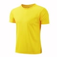 thumbnail image 1 of Women Men Quick Drying Short Sleeve Tees Summer Gym Running O-Neck T-Shirt Training Exercise Gym Sport Blank Tops For Printing, 1 of 7