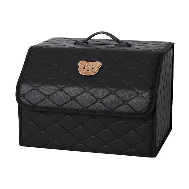 Organizador de maletero de coche plegable, caja de almacenamiento para maletero de vehículo