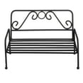 thumbnail image 4 of FELTECHELECTR 1Pcs Metal Flower Pot Stand Black Chair Planter Stand for Garden and Balcony 11.8X6.1X4.9in, 4 of 8
