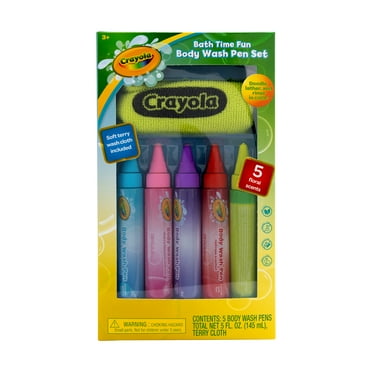 Crayola Body Wash Pen Set, 6 Pieces, 5oz