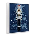 thumbnail image 4 of Stupell Industries Blue Holiday Nutcracker Holiday Painting White Framed Art Print Wall Art, 24 x 30, 4 of 10