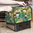 thumbnail image 7 of Balery Garden Farm Pattern Oven Cover Kitchen Bread Machine Protector, 2 Slice Toaster Cover for Home, Anti Dust Fingerprint Coaster Cover, 7 of 7