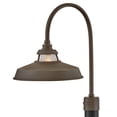 thumbnail image 7 of 1191DZ-Hinkley Lighting-Troyer - 12W 1 LED Outdoor Medium Post Mount Lantern-22.25 Inch Tall and 14 Inch Wide-Aged Zinc Finish, 7 of 7