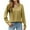 Yellow, variant on 2025 New Fashion Plus Size Women's Long Sleeve Solid Color Crewneck Casual Top Pullover T-shirt