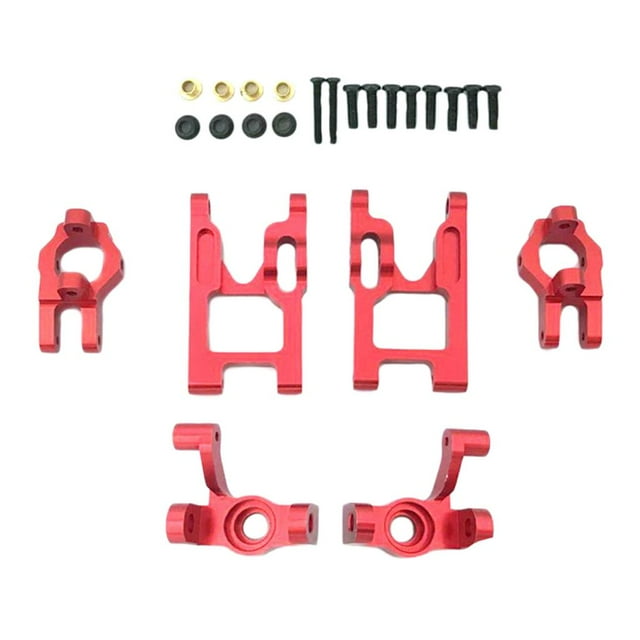 Piezas de dirección Zulema de suspensión para WLtoys 12428 12423 rojo