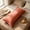 Orange, variant on Orangide Solid Linen Cotton Backrest Pillow for Bed, Long Shaped Bed Clip Side Sleeping Support Cushion, Comfortable Arm Leg Rest for Reading Watching TV