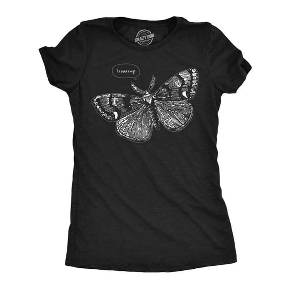 Womens Funny T Shirts Laaaaamp Sarcastic Moth Graphic Novelty Tee for Ladies Womens Graphic Tees