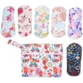 thumbnail image 1 of MasteelfCA 1 Ensemble de Serviettes Hygiéniques Lavables Créatives pour Femmes Tapis d'Allaitement Réutilisables, 1 of 7