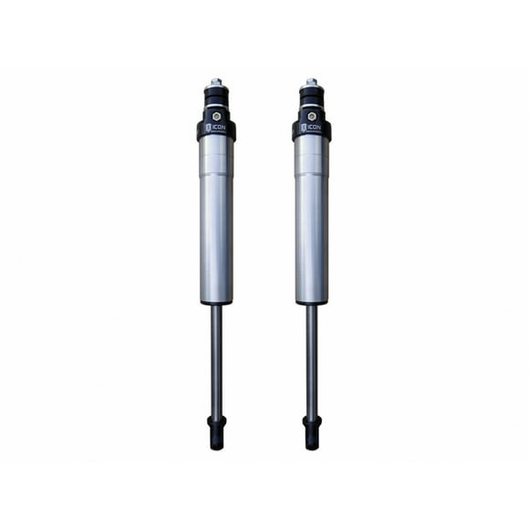 Icon Vehicle Dynamics Amortisseur Série 57620P 25; Gaz Azoté Chargé; Sans Réservoir à Distance; Garantie Limitée d'Un An; Non Réglable; Sans Bottes de Choc; Argent; Lot de 2