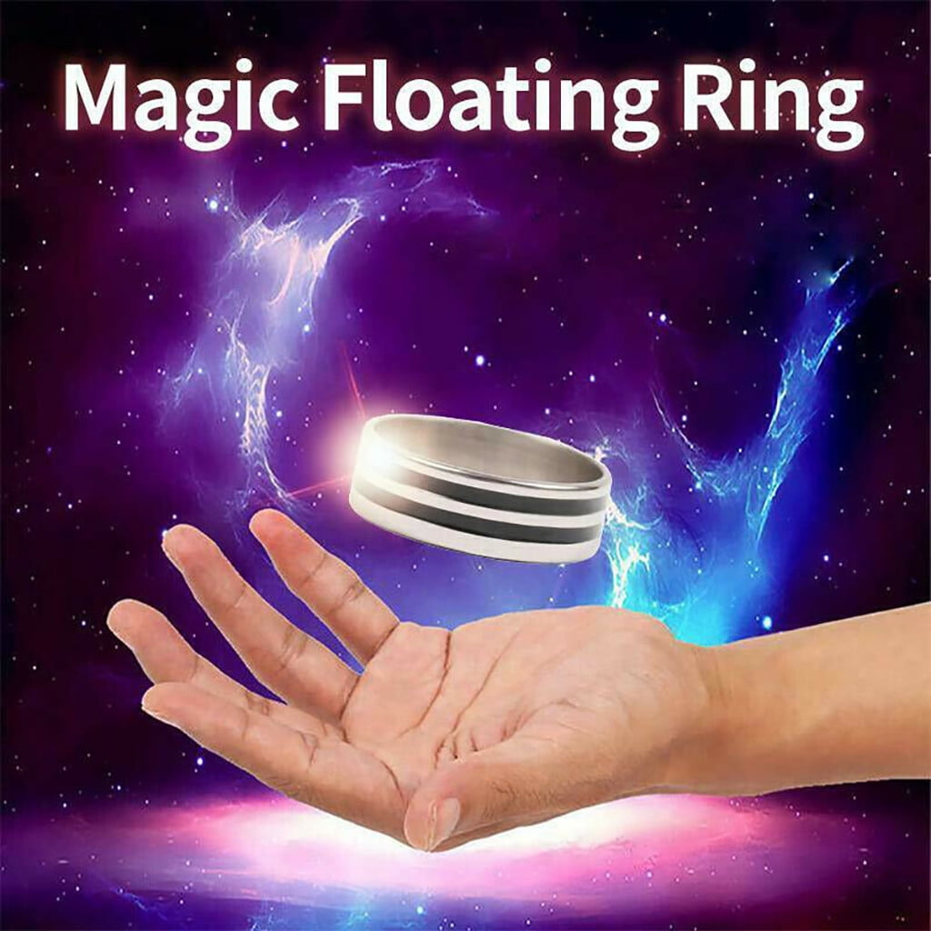 Magic Ring Tricks Play Ball Floating Effect of Invisible Magic Props Toys 