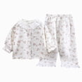 thumbnail image 3 of CAUYDY Baby Girls Pajamas Fall Winter Long Sleeve Top Elastic Waist Pants 2 Piece Set Newborn Outfits Toddler Sleepers for Girl 12 18 24 Months 1T 2T Sizes 1-2 Years,Light Pink, 3 of 7