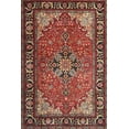 thumbnail image 1 of Ahgly Company Indoor Rectangle Traditional Orange Brown Persian Area Rugs, 4' x 6', 1 of 6