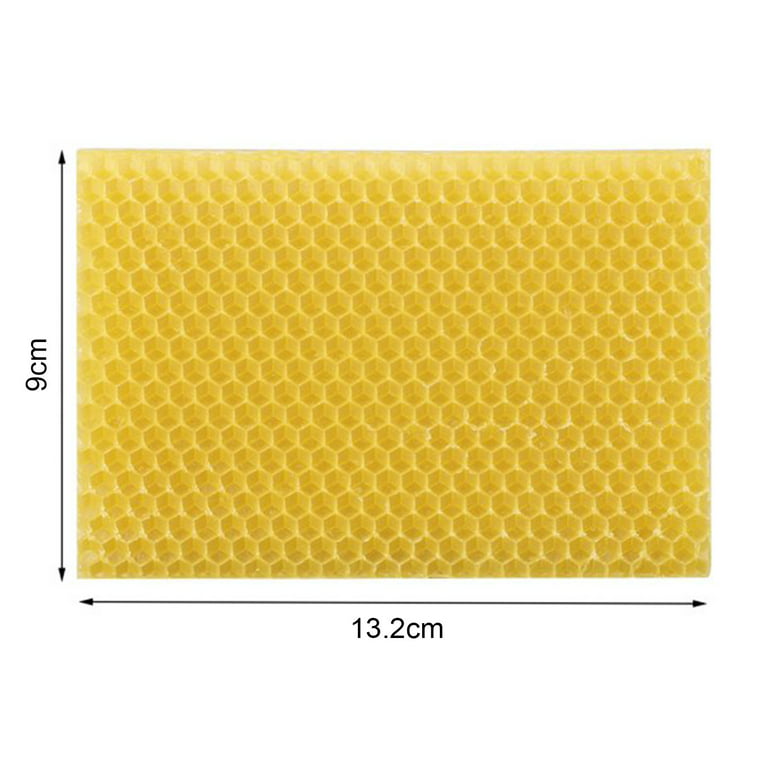 Multi-Purpose Natural Beeswa Sheets Wax Foundation Bee Hives Kit Honeycomb  Mold for Beekeeping/Candle Making/Furniture Polishing