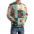 thumbnail image 5 of Floral Duck Strawberries Pattern Men's Women New Sweatshirt Hoodie Men's Plus Size Sweatshirt Hooded Sweatshirt 3d Printed Street Men's Cloth, 5 of 6