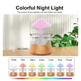 thumbnail image 2 of Cloud Rain Humidifier with 7-color LED Light Water Drop Mushroom Atomizer with Remote Control for Home Use, 2 of 8