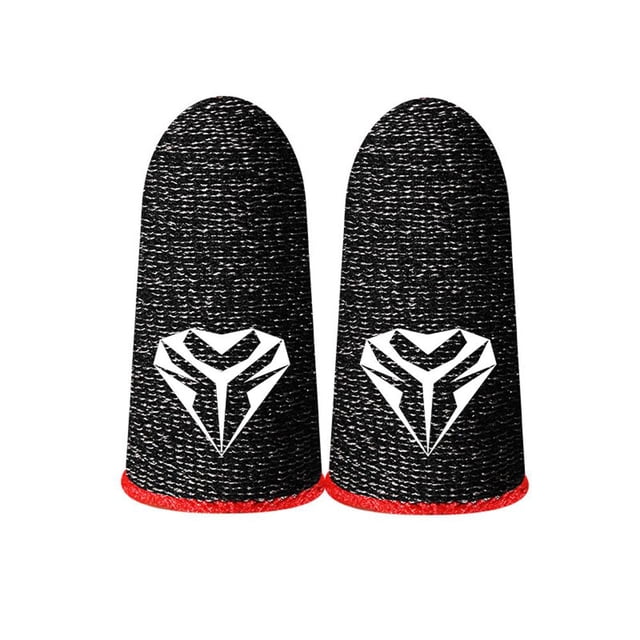 1 par de fundas para los dedos para PUBG, transpirables, a prueba de sudor, para la punta de los dedos (rojo) Tmvgtek Para estrenar