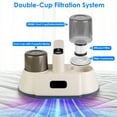 thumbnail image 5 of Zorpupoa 1Pc 15000PA Double Cup Bed Vacuum Cleaner  Cordless Mattress Vacuum Rechargeable Dust Mites Remover with 3 Washable Filters, 5 of 11