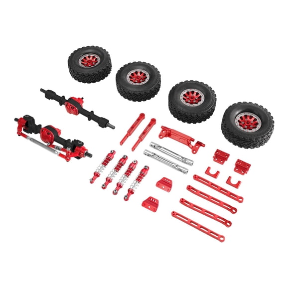 Metal Assembly RC Car Upgrade Kit Steering Parts Reinforced Construction for MN82 MN82S 112 Off Road Model Hobbyists