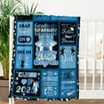 thumbnail image 5 of Graduation Soft Throw Blanket 2025, Birthday High School College Graduation Gifts for Daughter Son from Mom Dad, Class of 2025 Graduation Blanket Gifts for Him Her, 5 of 5