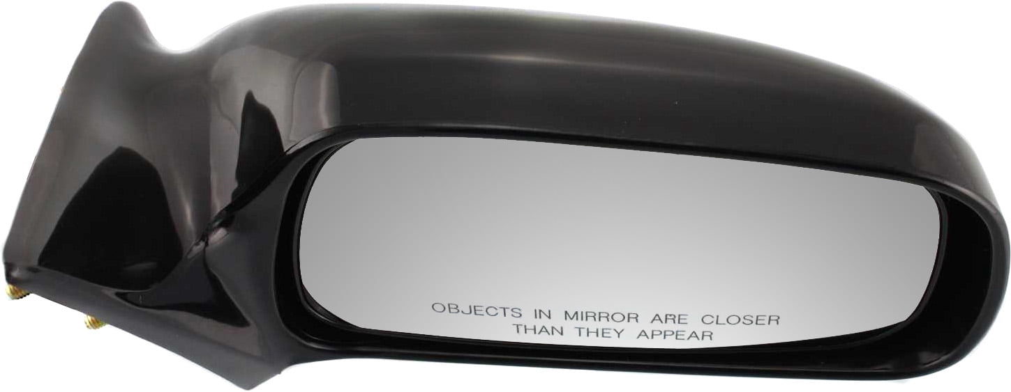 Passenger Side Door Mirror For Toyota Camry 1997-2001 (US/Japan Built) - Manual, Gloss Black