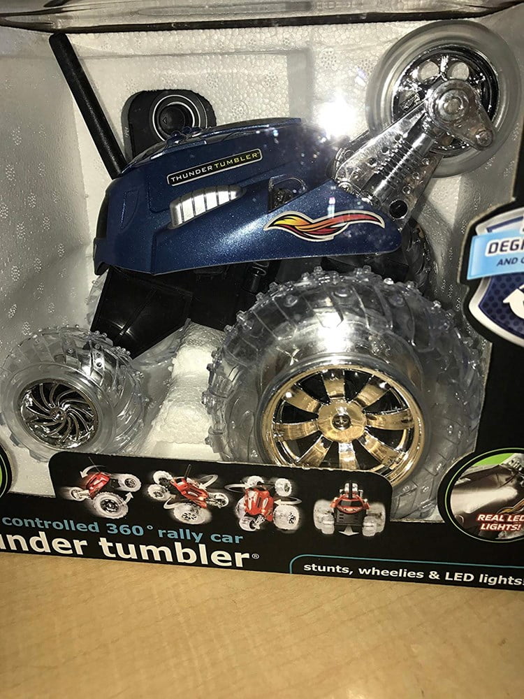 sharper image rc 360 rally car thunder tumbler