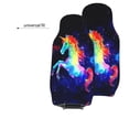 thumbnail image 6 of KAKALAD Galaxy Rainbow Unicorn 04 Car Accessories Seat Covers Set Vehicle Seat Covers Universal Front Seats Protector 2 Pcs, 6 of 9