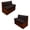 Black-Cherry, variant on SCRAWLGOD Cat Daisy Flower Print RV Dinette Cushions Covers Washable Anti Scratch RV Booth Cushion Cover Stretch 2 Piece Set RV Dinette Booth Cover