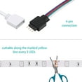 thumbnail image 2 of Amdohai Wi-Fi Intelligent LEDs Strips Lights 10m 300LEDs 5050RGB Color Changing Rope Light IP65 Water-resistant Compatible with Alexa/Google Home/Ehco for Home Party Decoration Restaurant KTV, 2 of 8