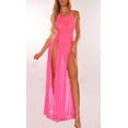 thumbnail image 5 of Douhoow Women Mesh Sheer Long Dress Beach Dresses Bikini Cover Up See-through Tulle Cover-Ups, 5 of 5