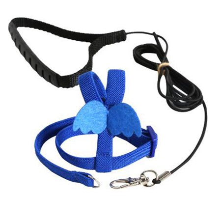 Thaisu Pet Parrot Bird Harness and Leash, Adjustable Training Design Anti-Bite, Bird Rope with Cute Wing for Parrots