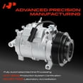 thumbnail image 3 of A-Premium A/C Compressor with Clutch Compatible with Chrysler 300 2007-2010, Dodge Charger Challenger 2009-2010, Magnum 2007-2008, 3.5L 4.0L, 3 of 10