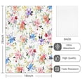 thumbnail image 2 of 2 Pcs Funny Kitchen Towels,Pioneer Flower Floral Print Pattern Microfiber Dish Towels,Kitchen Tea Towels,Kitchen Towel Set (18" X 26"), 2 of 7