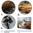 thumbnail image 3 of Designart "Reverie by the Farmhouse River I" Landscapes Canvas Art Print, 3 of 5