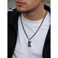 thumbnail image 3 of KeyStyle Initial Chain Necklace Letter Pendant Necklaces for Men & Women A-Z Personalized Necklaces Jewelry Gift for Mom, 3 of 8