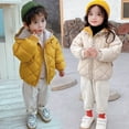 thumbnail image 5 of SYNPOS Toddler Little Boy Girl Hooded Puffer Jacket Winter Down Coat Kids Warm Outerwear 2-7 Years, 5 of 8